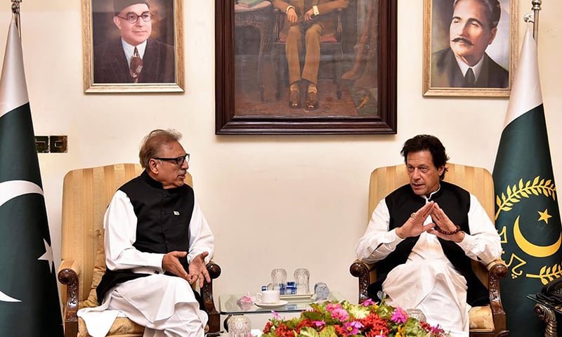President Alvi, Imran Khan