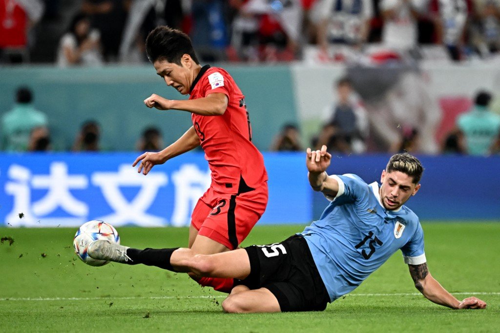 South Korea and Uruguay
