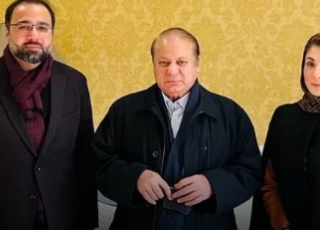 Chaudhry Salik Hussain Meets Nawaz Sharif In London