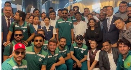 Pakistani Cricket Team Reached Ahmedabad, Wonderful Welcome