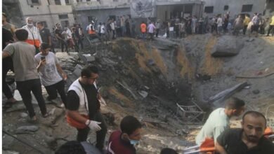 Israeli Aggression On Gaza, The Number Of Martyred Palestinians Exceeded 7 Thousand