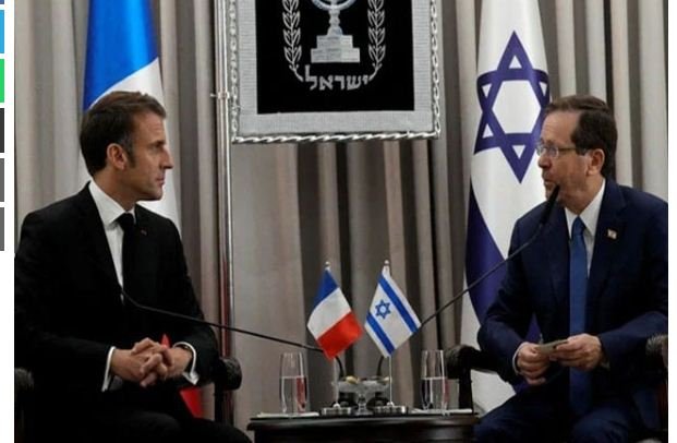The French President Met With His Israeli Counterpart, Expressed Regret For The Death Of Jews