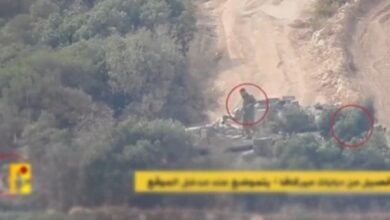 Missile Attacks On Israeli Tanks By The Lebanese Resistance Organization Hezbollah