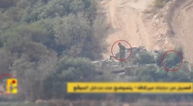 Missile Attacks On Israeli Tanks By The Lebanese Resistance Organization Hezbollah