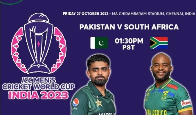 World Cup, Pakistan Will Play Its Sixth Match Against South Africa Today