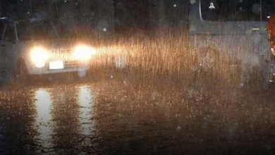 In Different Cities, Rain And Snow With Thunder, Cold Increased