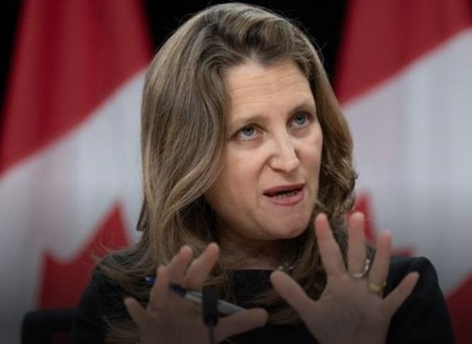 Canadians Angry With Liberals Over Rising Spending, Chrystia Freeland