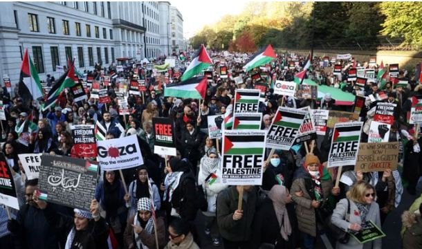 In Solidarity With Palestinians, Historic March Of Millions In London