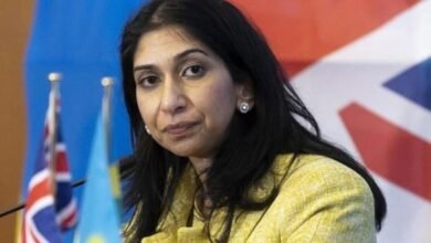 use of force at Palestinian rally; The British Home Secretary was sacked