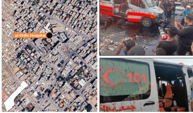 Israeli Army's Attack On Al-Shafa Hospital After Al-Quds, Fear Of A Large Number Of Casualties
