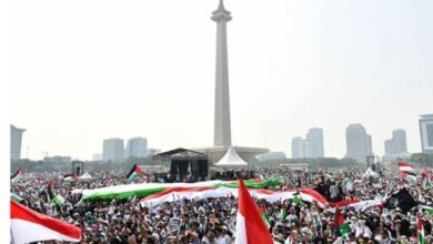Demonstrations In Various Countries, Including Indonesia, Expressing Solidarity With The Palestinians