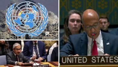 The United States Vetoed A Security Council Resolution On A Cease-Fire In Gaza