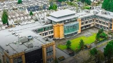 A Closed Commercial Building In Surrey