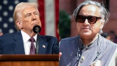 Shashi Tharoor and trump