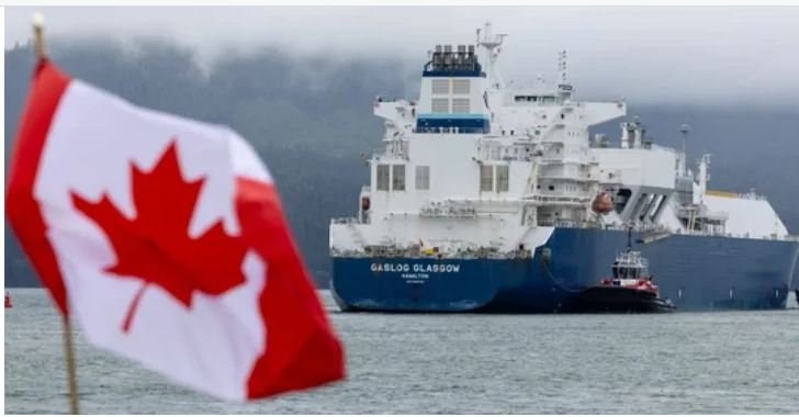FIRST TANKER LEAVES FOR ASIA