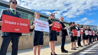 air canada protest