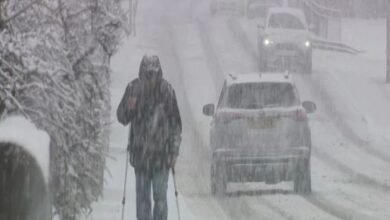 Cold snap in Britain