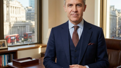 Canadian Prime Minister Mark Carney speaks as Canada rejects cutting oil exports to the United States during ongoing tariff negotiations.