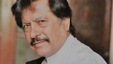 Pakistani folk singer Attaullah Khan Esakhelvi speaking during an interview while reflecting on life, death, and his prepared burial place in Isa Khel.