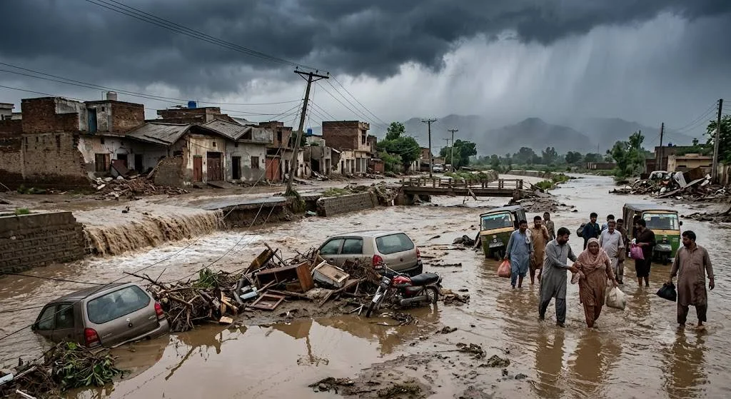 Second Powerful Monsoon Spell Triggers Deadly Flooding Across Pakistan, 12 Killed