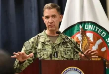 US President Donald Trump with the White House and Pentagon representing reported divisions over military strategy toward Iran.