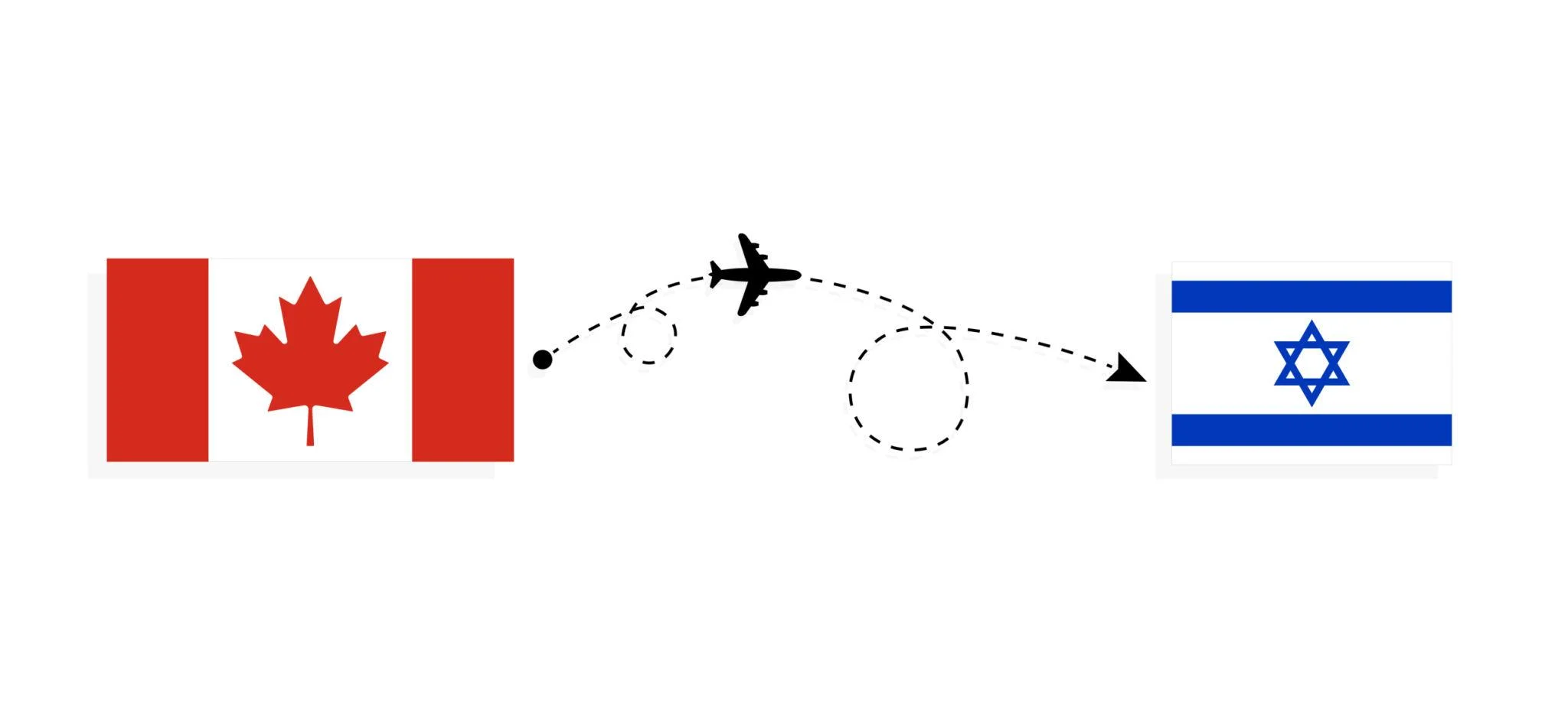 Netanyahu's official aircraft depicted flying through Canadian airspace during a trip to Washington.