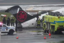 Air Canada Express plane involved in LaGuardia Airport crash
