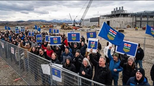 Alberta Technology Minister Nate Glubish faces public criticism over AI data centre plans in Sturgeon County