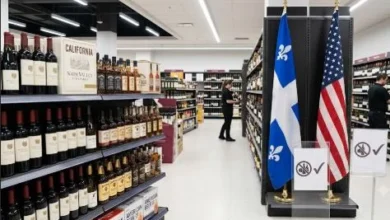 American alcohol in Quebec