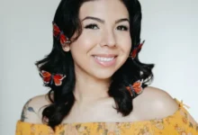 Ashley Callingbull speaks during Miss Universe Canada cultural controversy