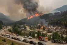 British Columbia wildfire emergency ends as fire risk remains