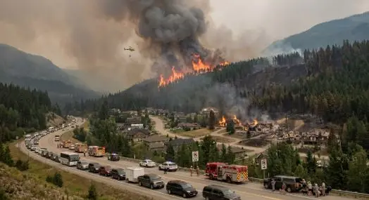 British Columbia wildfire emergency ends as fire risk remains