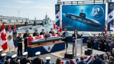"Modern Type 212CD submarine at sea representing Canada's future naval fleet modernization program."