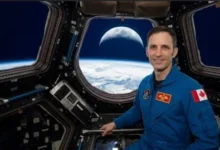 Canadian astronaut Joshua Kutryk during training ahead of the NASA-SpaceX Crew-13 mission to the International Space Station.