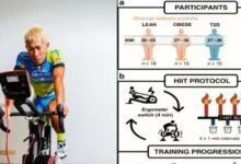 Person performing high-intensity exercise during a short workout