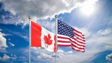 Donald Trump and Mark Carney during U.S.-Canada trade negotiations