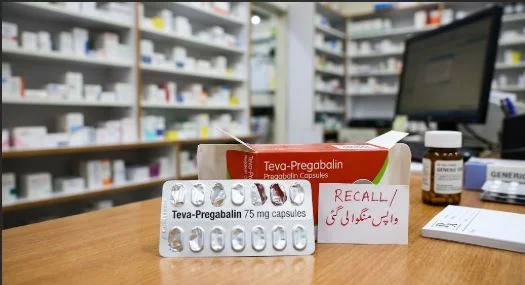 Teva Pregabalin capsules recalled in Canada over possible sertraline contamination