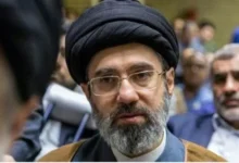 Iranian Supreme Leader Mojtaba Khamenei speaking about regional tensions
