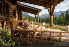 bee bed therapy with honeybees in Ontario Canada