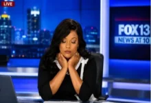 News anchor Dominique Dillon falls asleep during live broadcast