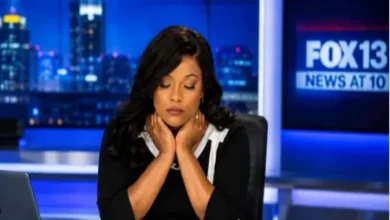 News anchor Dominique Dillon falls asleep during live broadcast