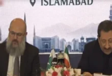 Pakistani and Iranian officials attend the 10th Joint Trade Committee meeting in Islamabad to discuss boosting bilateral trade.