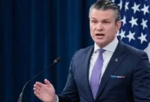 US Defense Secretary Pete Hegseth speaks as the Pentagon warns Iran that the United States is prepared for a major military operation amid rising Middle East tensions.