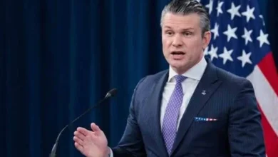 US Defense Secretary Pete Hegseth speaks as the Pentagon warns Iran that the United States is prepared for a major military operation amid rising Middle East tensions.