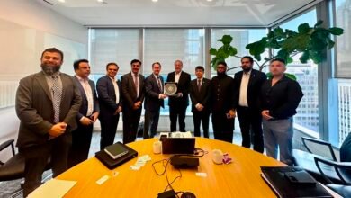 Punjab Minister Shafaa Hussain meets Canola Council of Canada President Chris Davison in Toronto