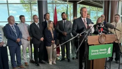 Saskatchewan Premier Scott Moe announces 50 percent tariff on American alcohol