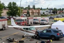 Small plane makes emergency landing on Foothills Boulevard in Prince George