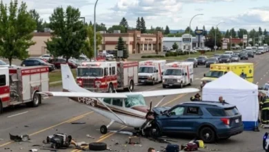 Small plane makes emergency landing on Foothills Boulevard in Prince George