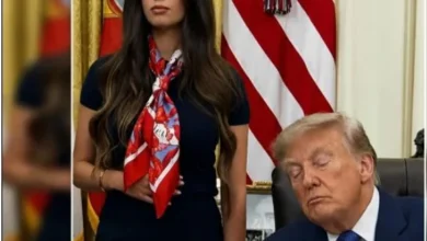 Viral AI-generated video falsely showing a hidden button used to wake Donald Trump