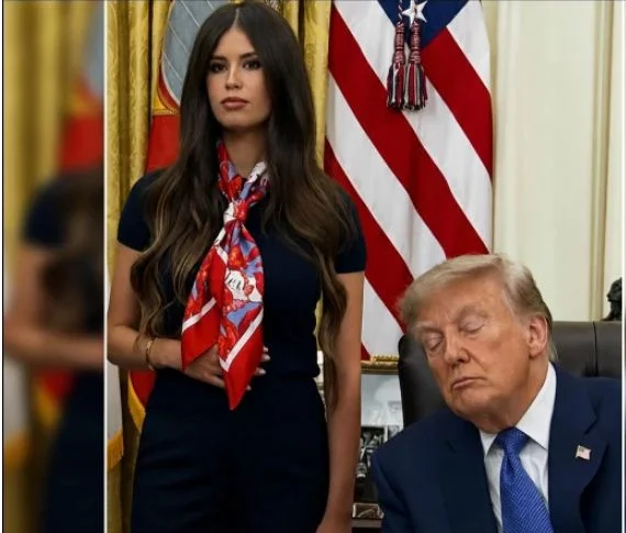 Viral AI-generated video falsely showing a hidden button used to wake Donald Trump